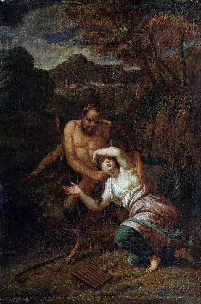 Pan e la ninfa Syrinx